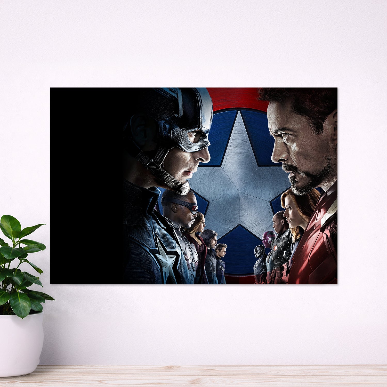 Heroes Divided – Civil War Poster